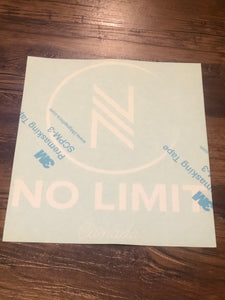 No Limit Canada Window Decal 11"